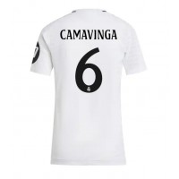 Real Madrid Eduardo Camavinga #6 Hemmatröja Kvinnor 2024-25 Korta ärmar